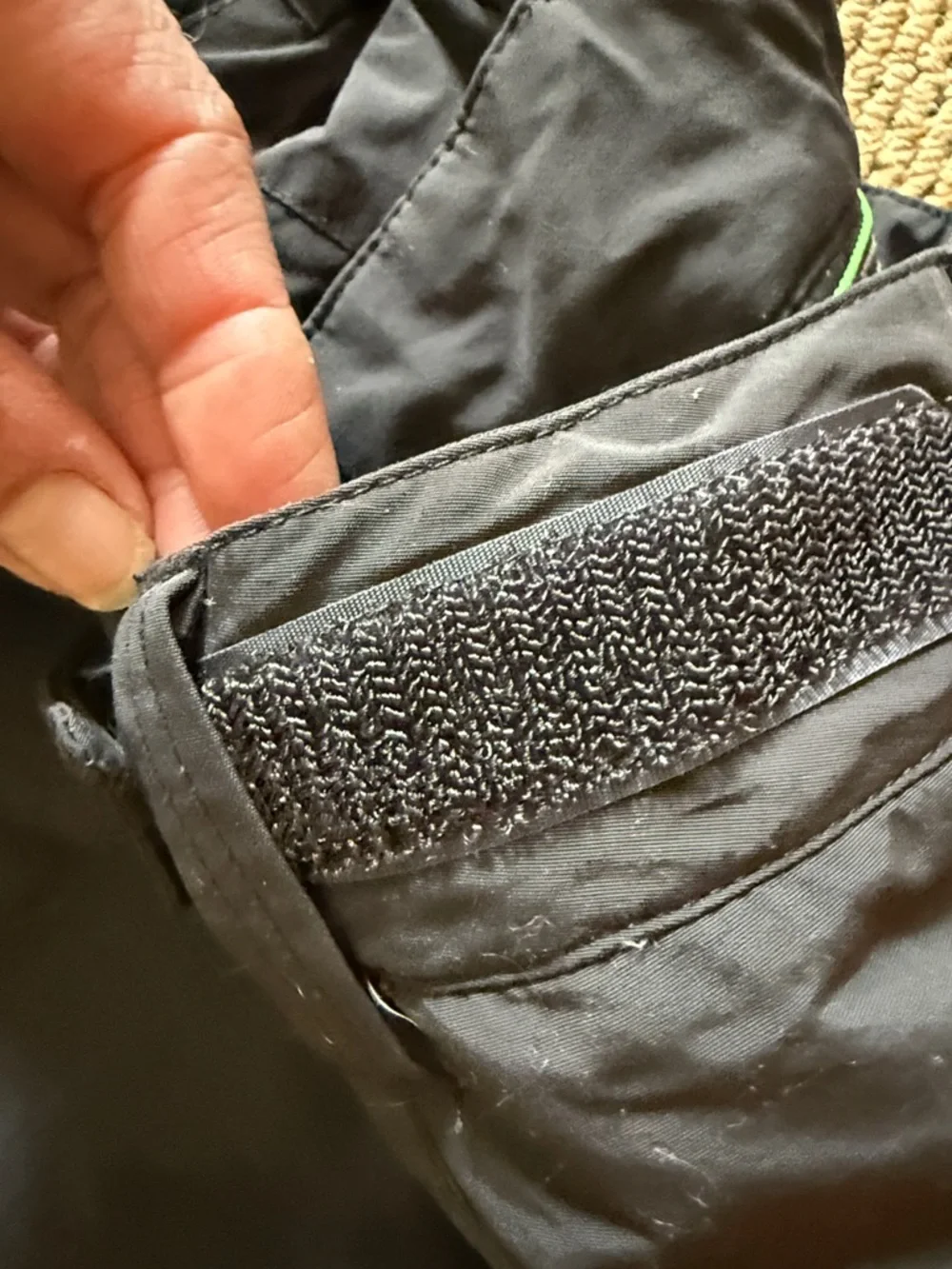 Stio Black Kids Snow Pants with Reflective Trim - Picture 10 of 10